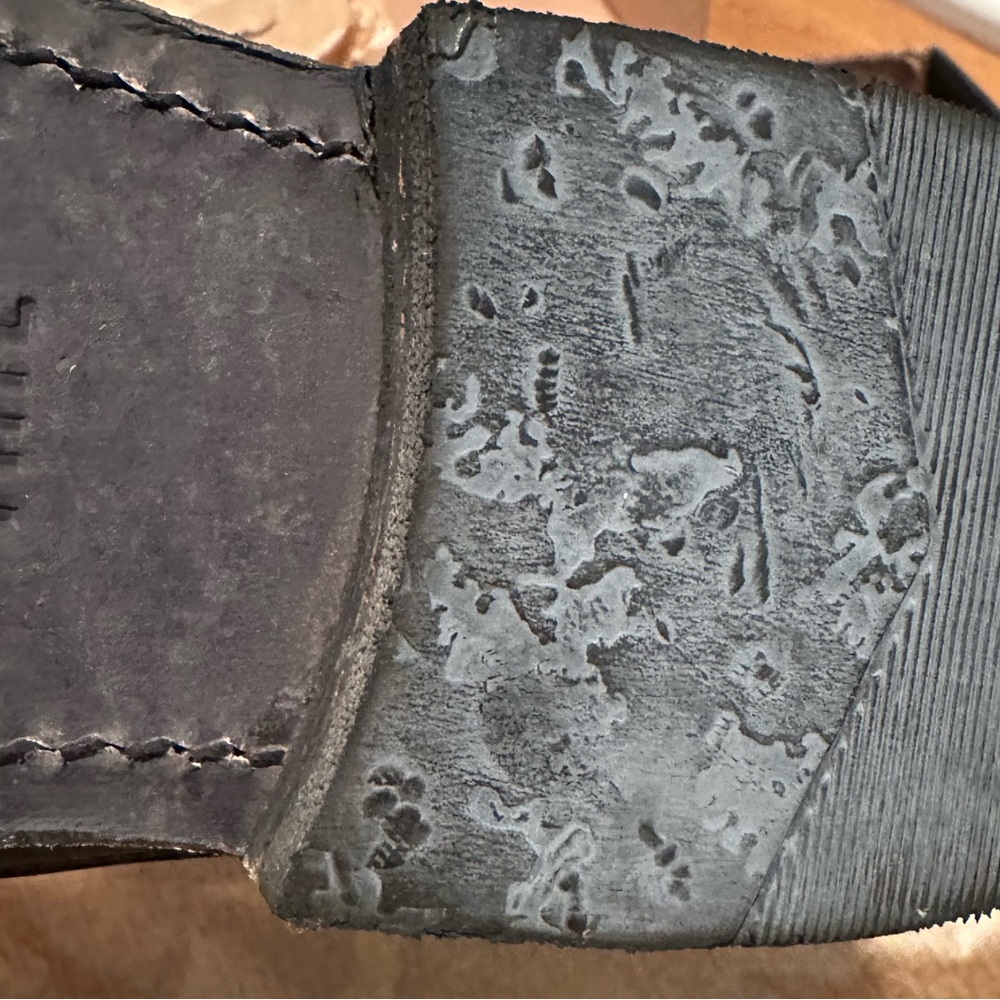 Frye black Leather Buckle Boots - Picture 9 of 11